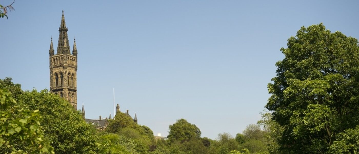 View of the tower from Dumbarton Road