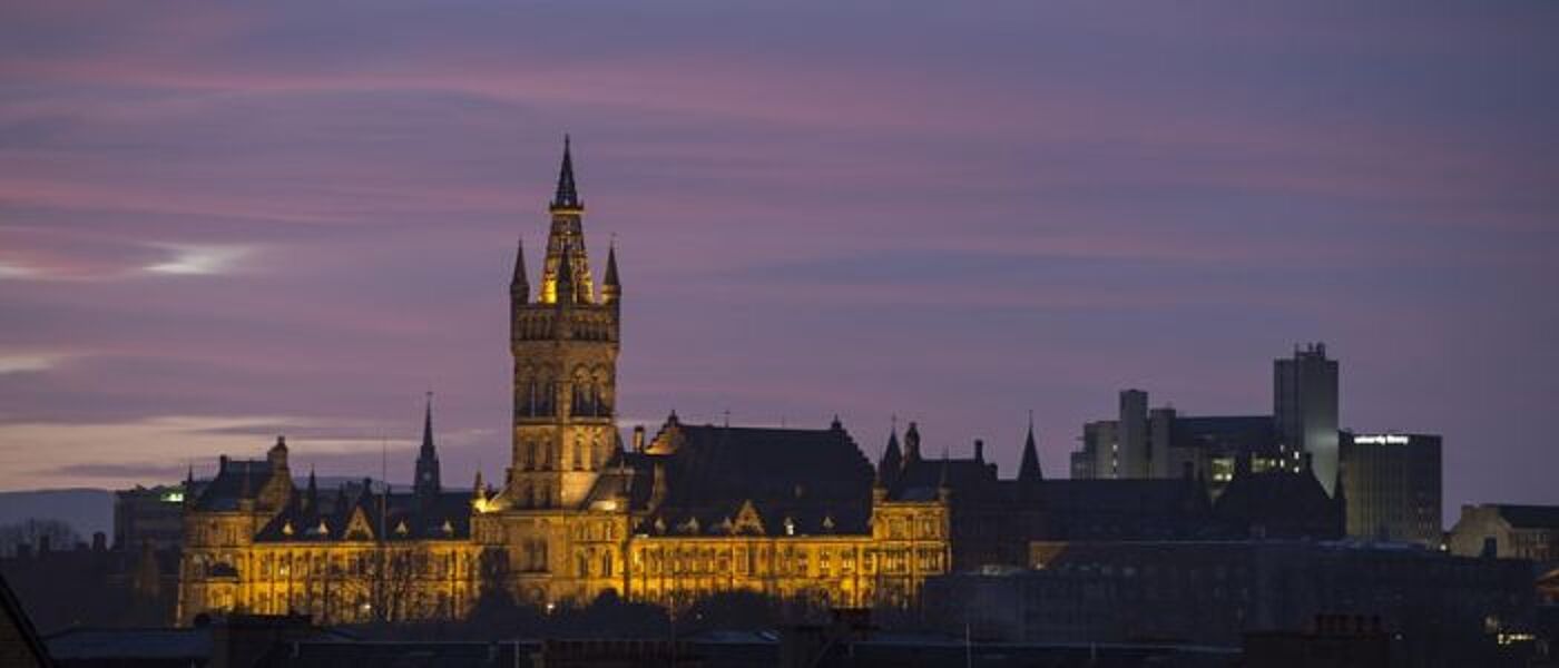 Campus at night