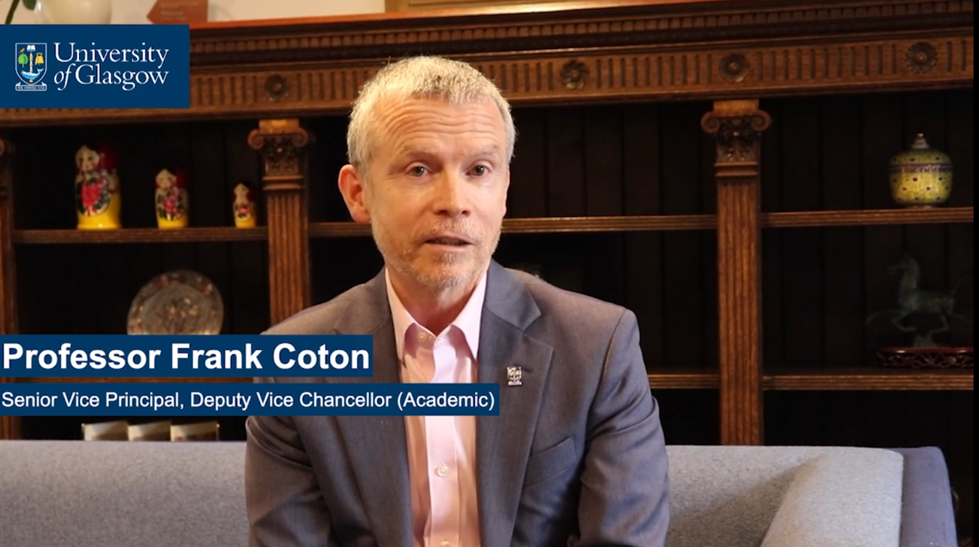 A screenshot of Frank Coton's video