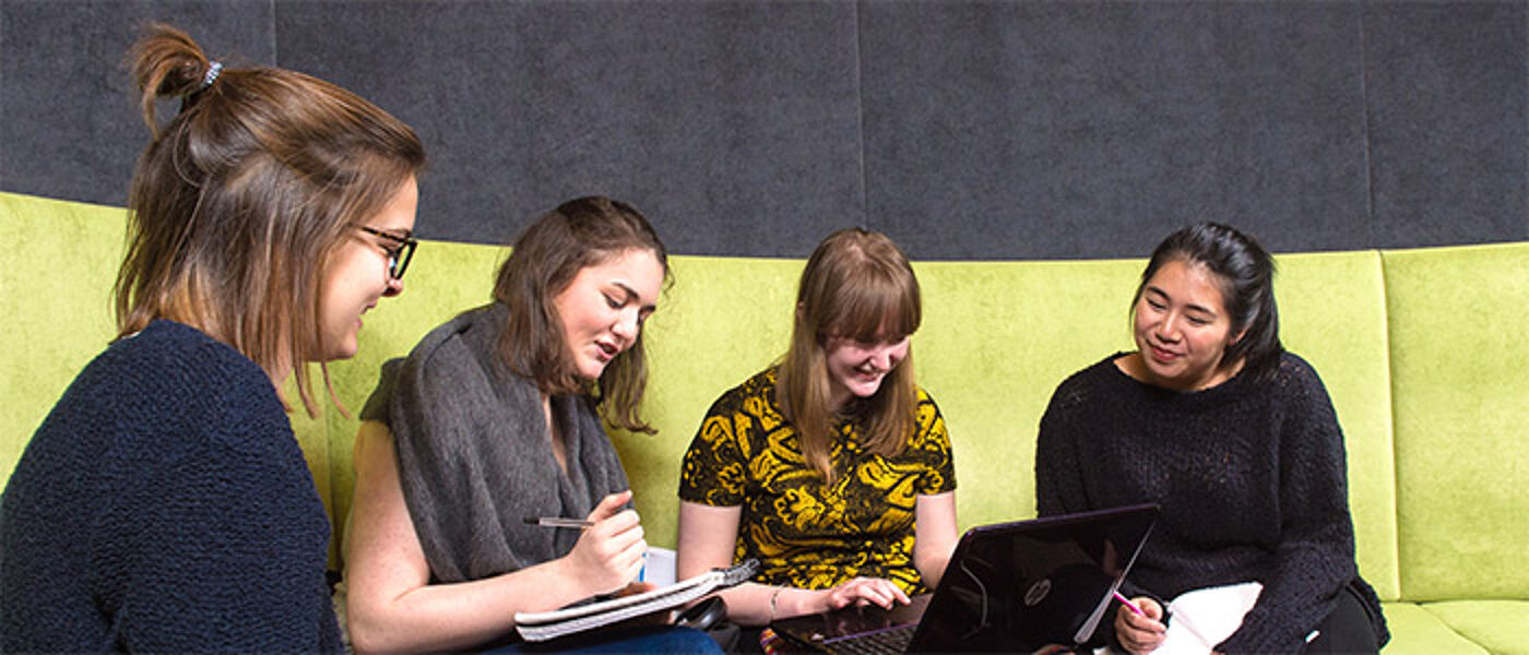 Students in the Library