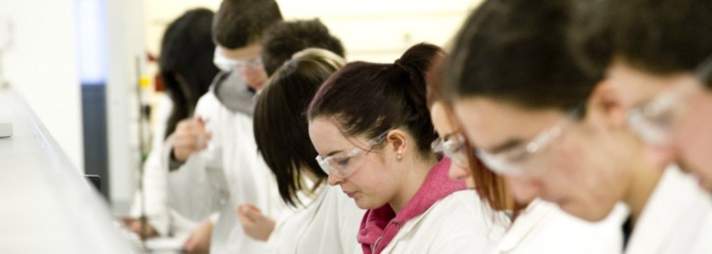 Students in a lab