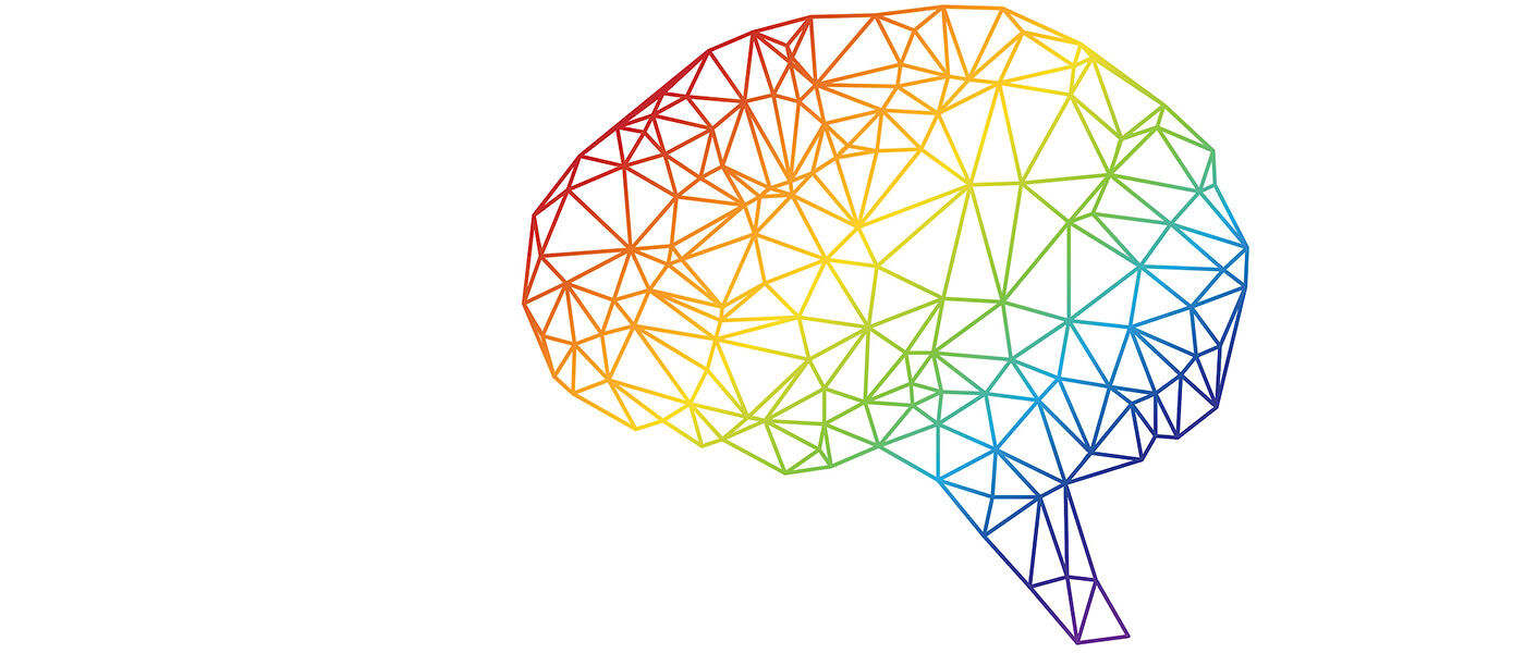 abstract brain image