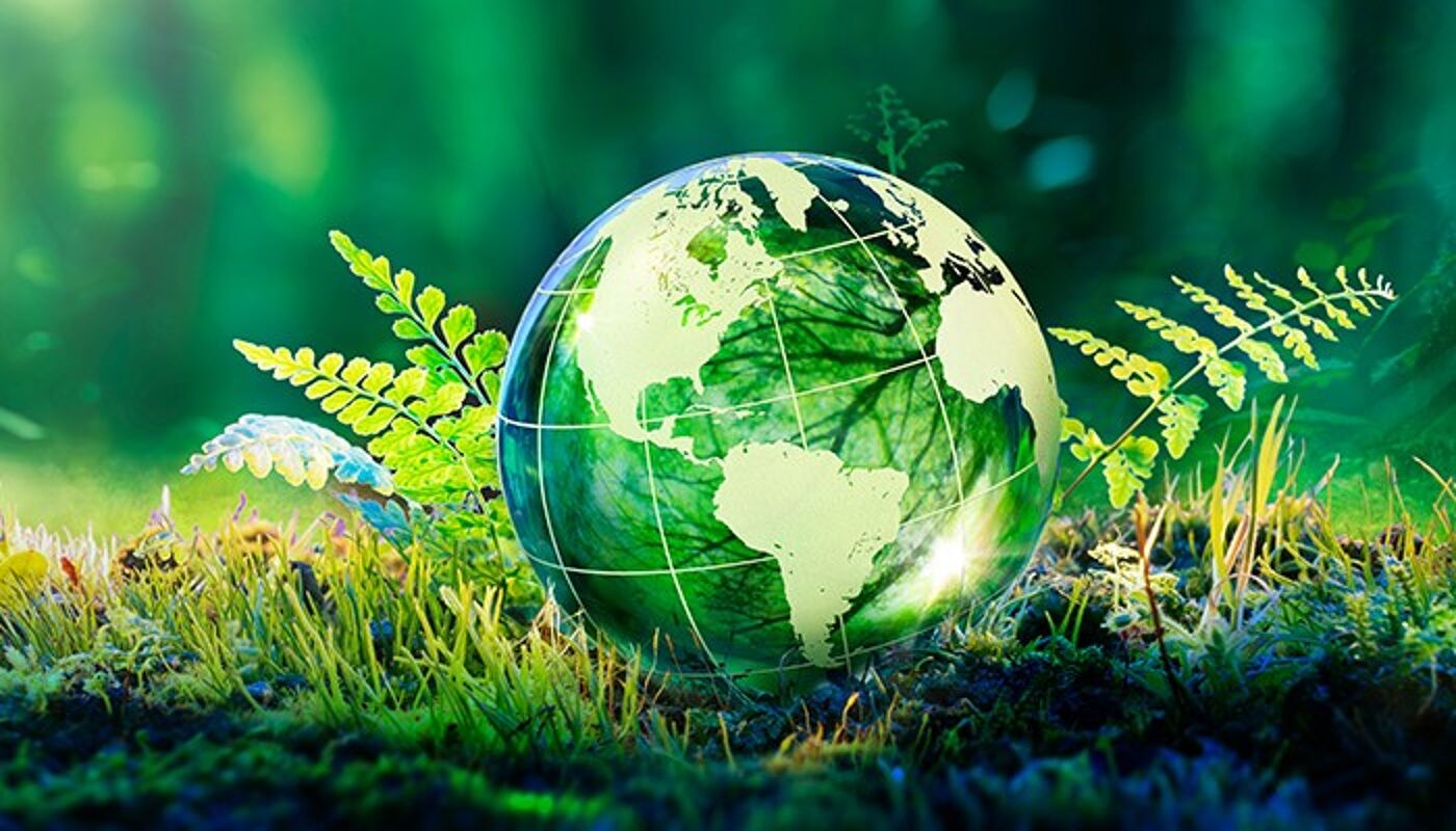 Representation of the green earth