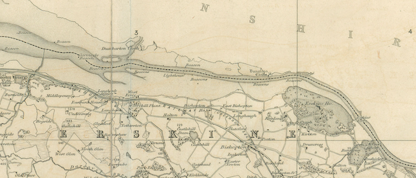 Ordnance Survey of Renfrewshire, 1st Edition Index. Southampton : Ordnance Survey, 1856-1864.