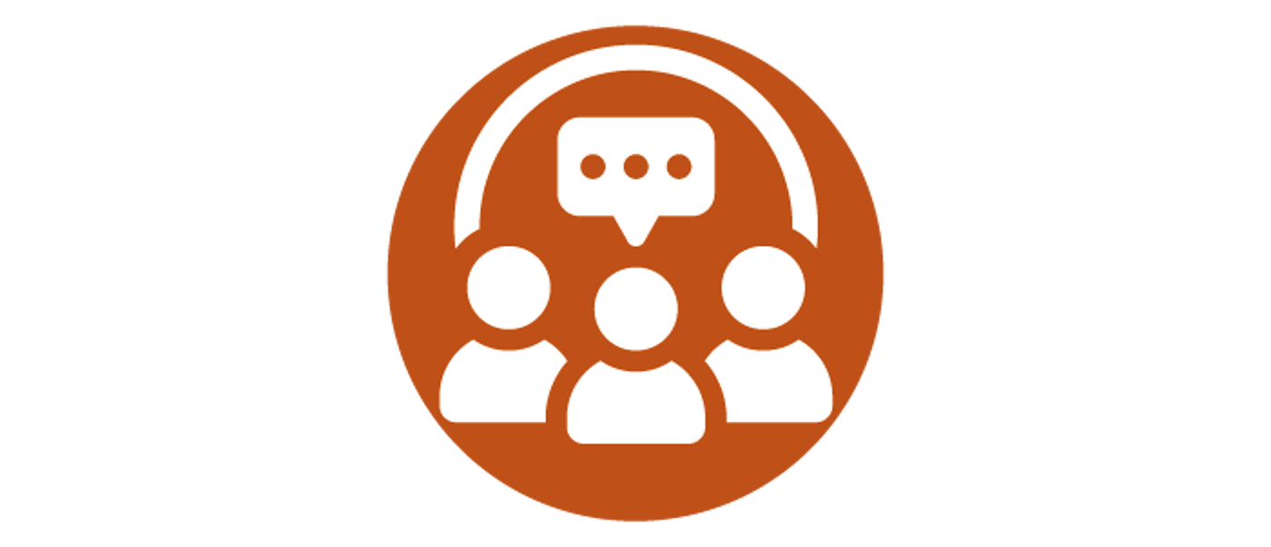 People communicating icon 