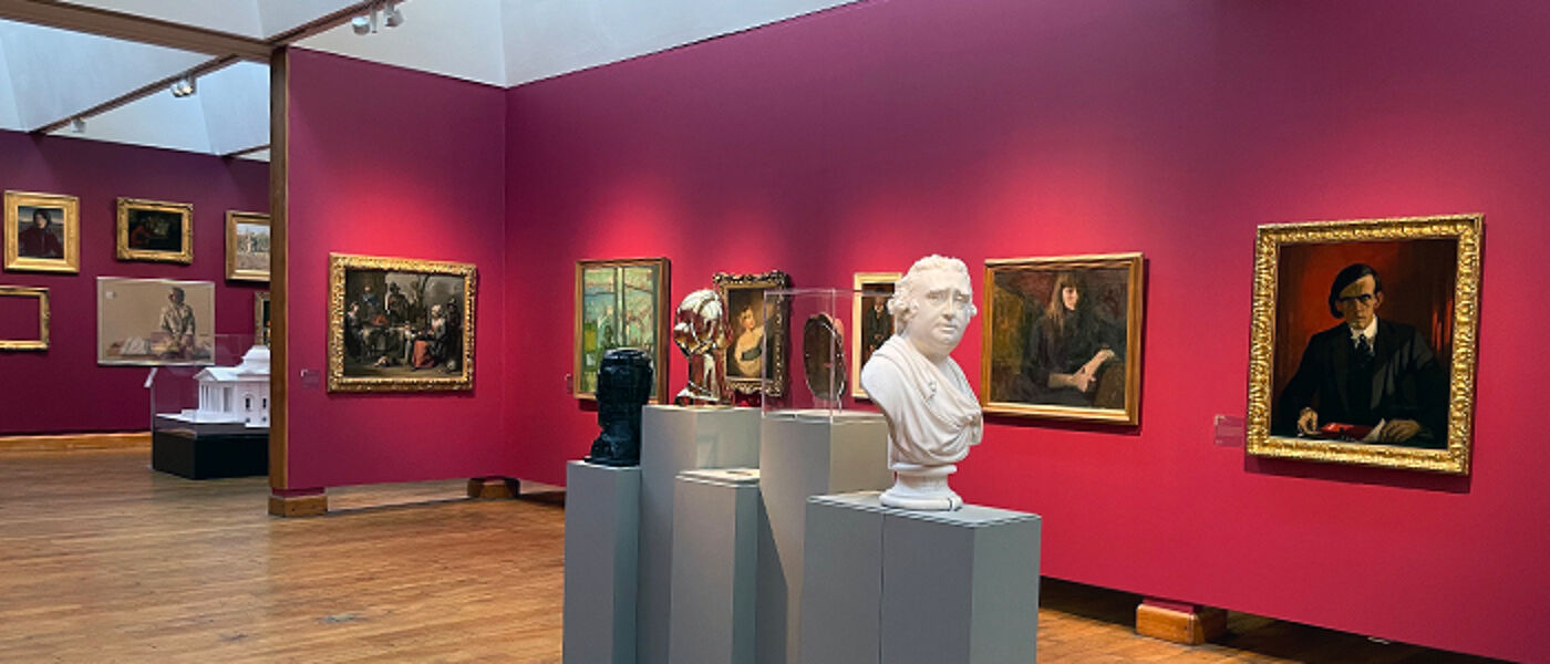 Paintings and sculpture in the Hunterian Art Gallery
