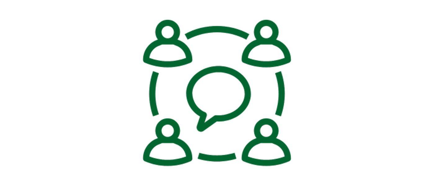 Students communicating