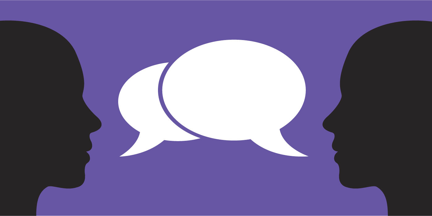 In conversation image header