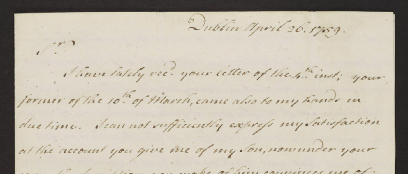 Letter from John Petty for Adam Smith Source: Amy Laux