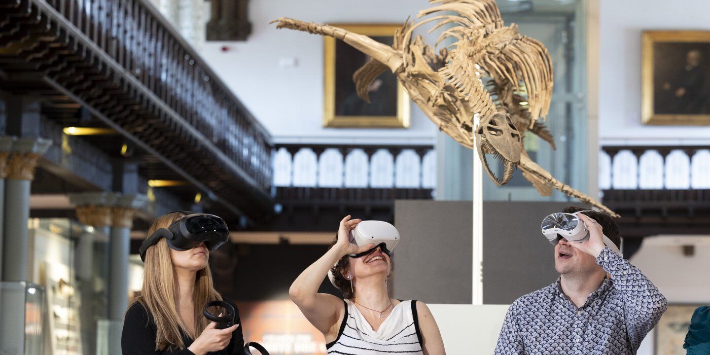 Researchers working on the Museums in the Metaverse project