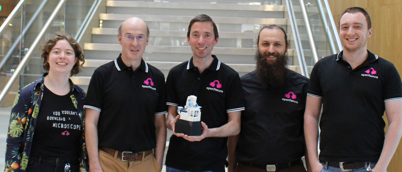 The OpenFlexure Microscope, designed by the team at UofG