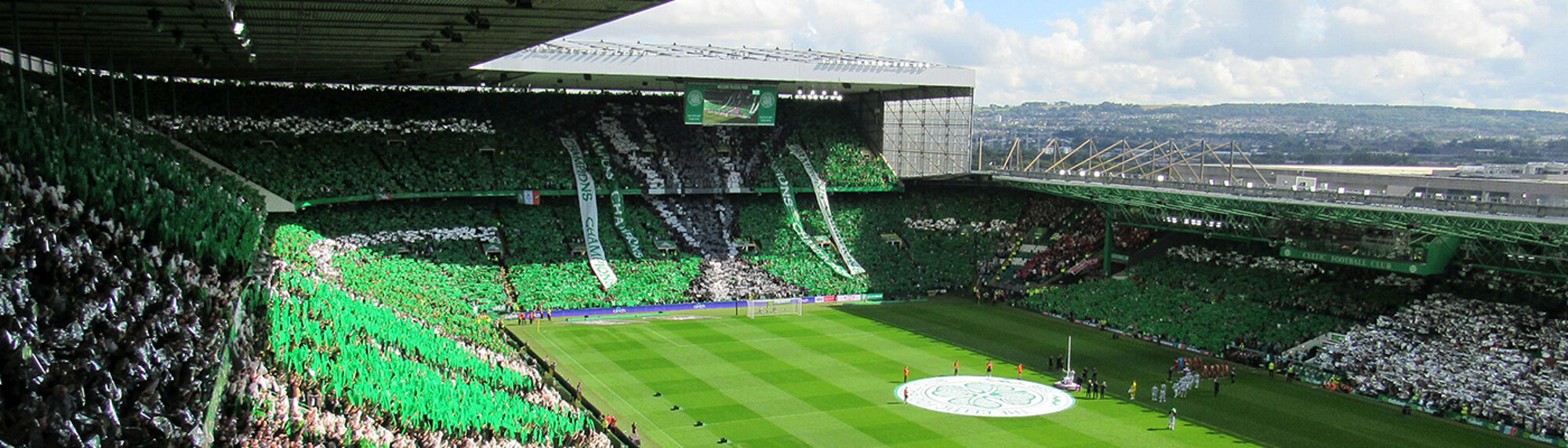 View of Celtic stadium from above