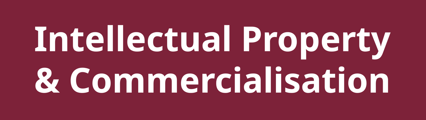 IP & Commercialisation team banner