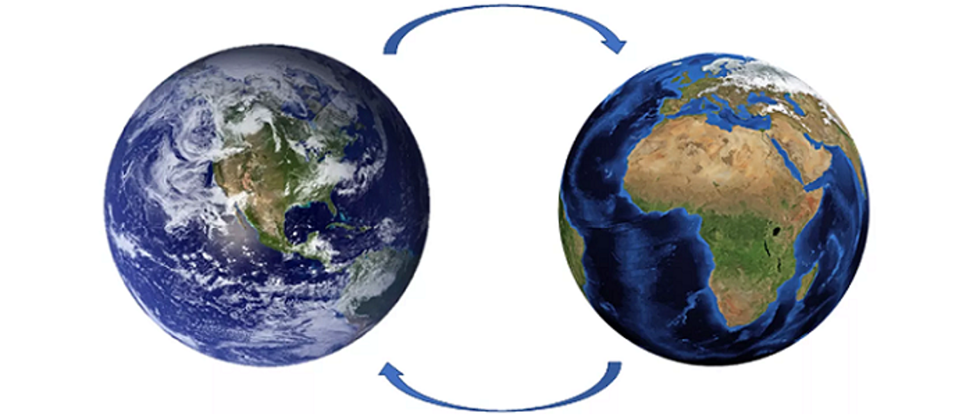 Graphic of the earth