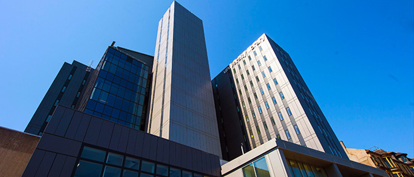 Photograph of the university library.