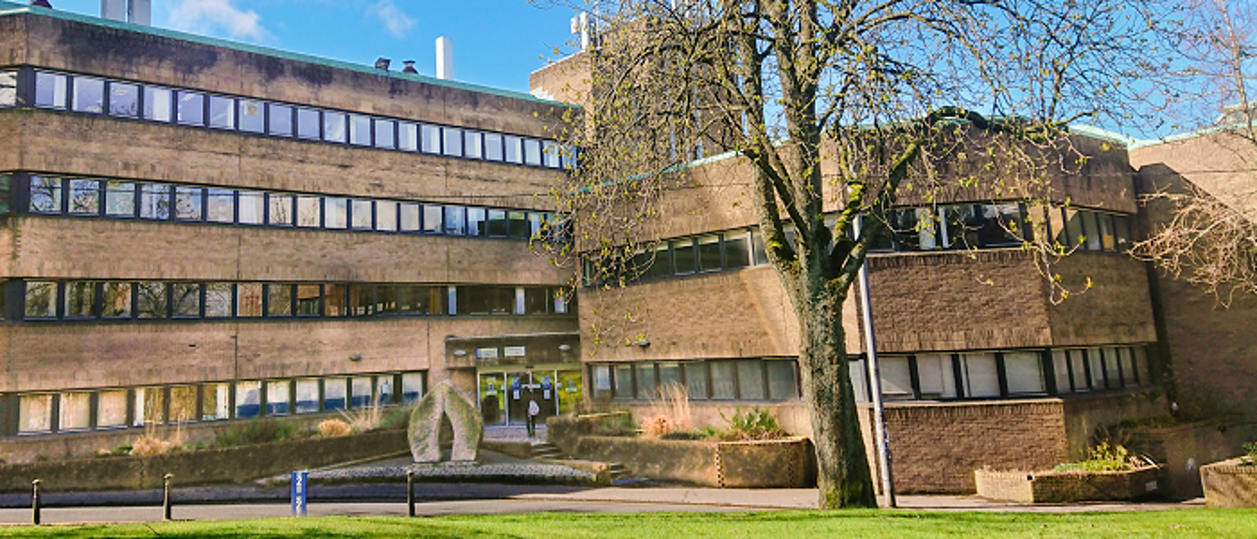 Front of the Molema Building