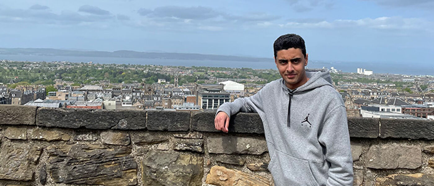 Our Unibuddy Amar smiling into the camera