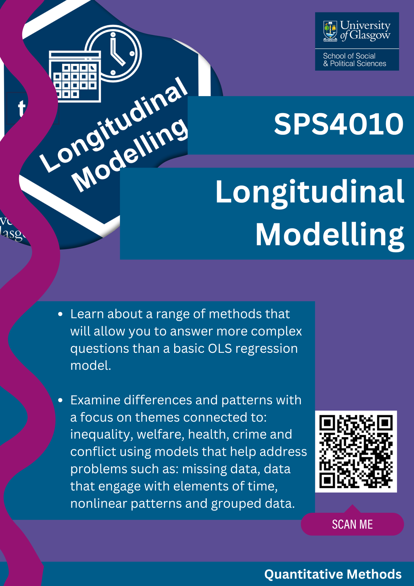 Course description for Longitudinal Modelling