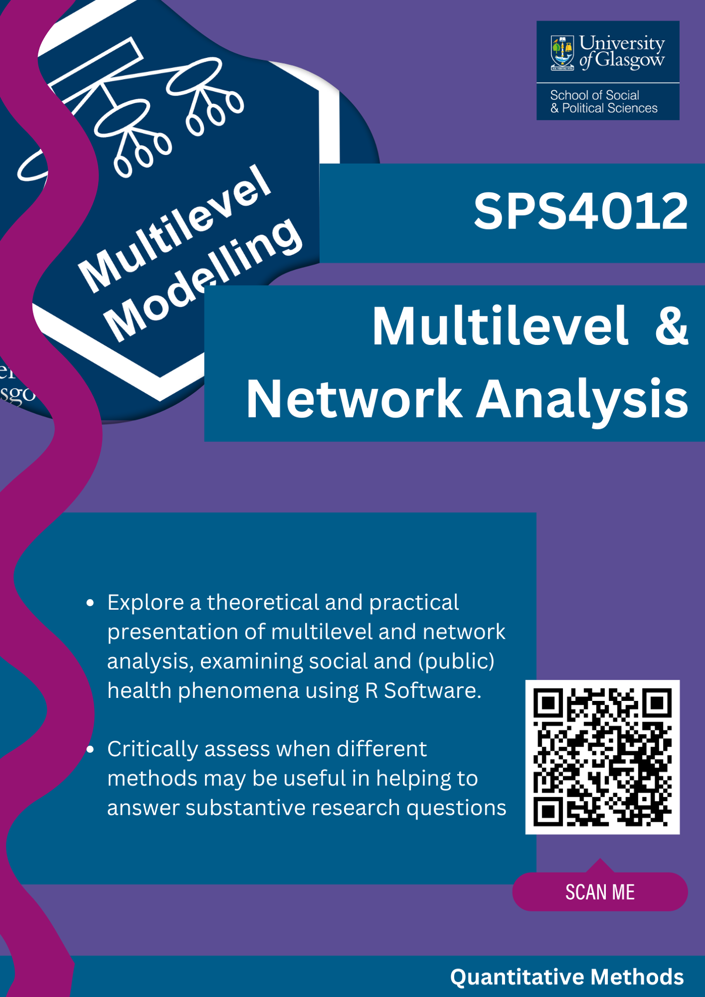 Course description of Multilevel & Network Analysis