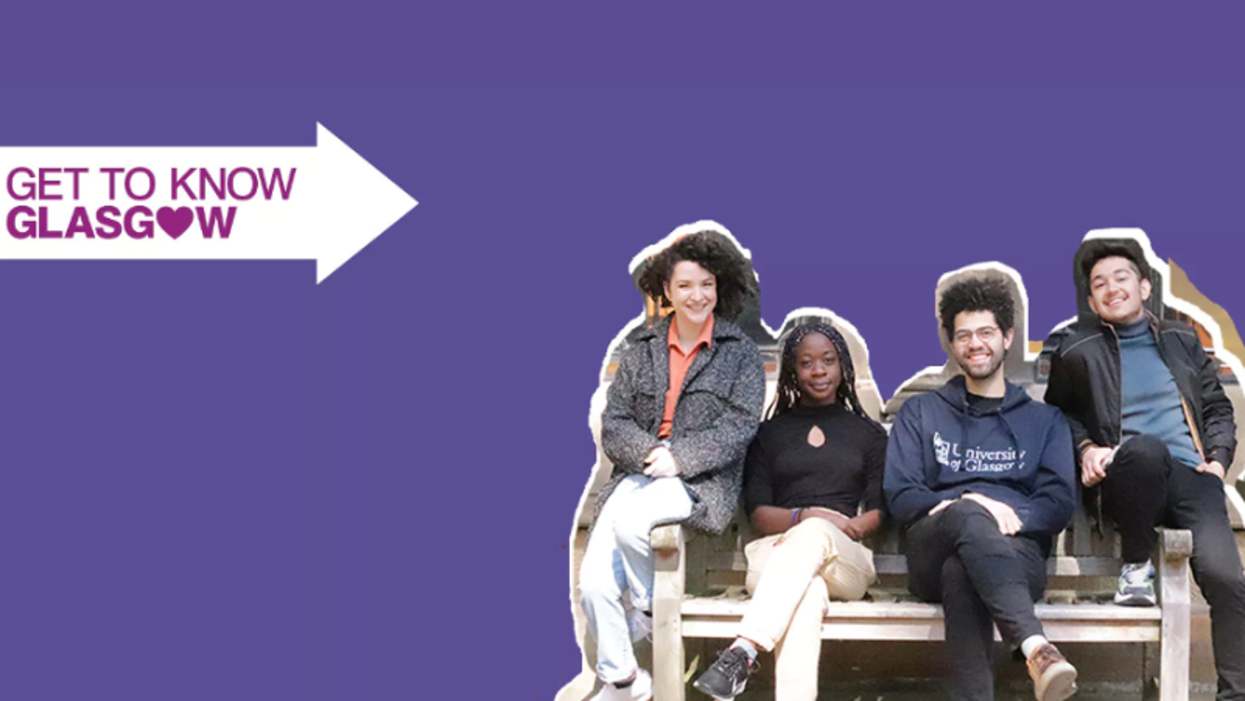 Get to Know Glasgow phot with 4 students