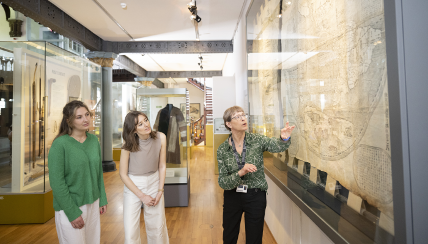 Student guides at the Hunterian Art Gallery