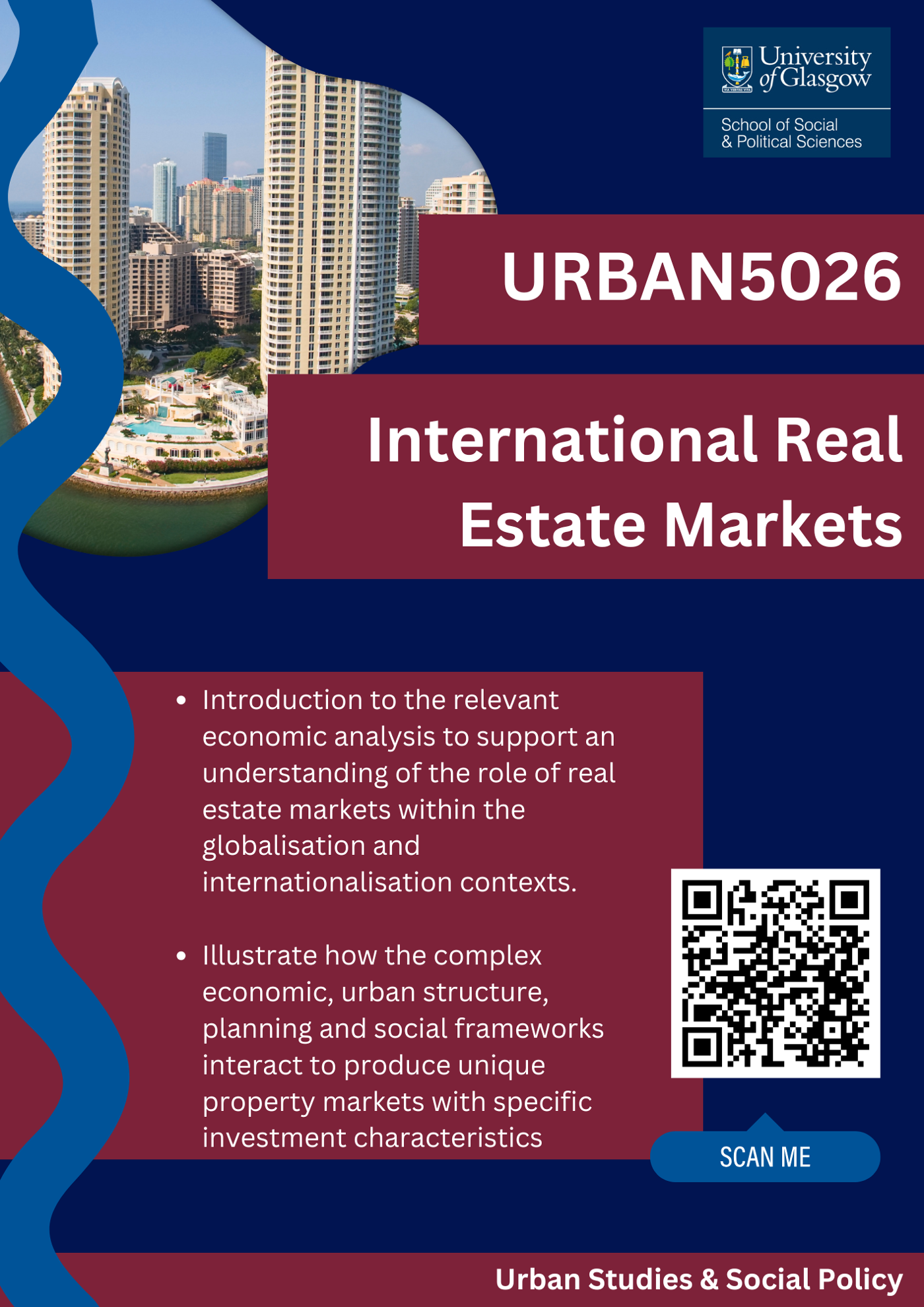 Course description for International Real Estate Markets