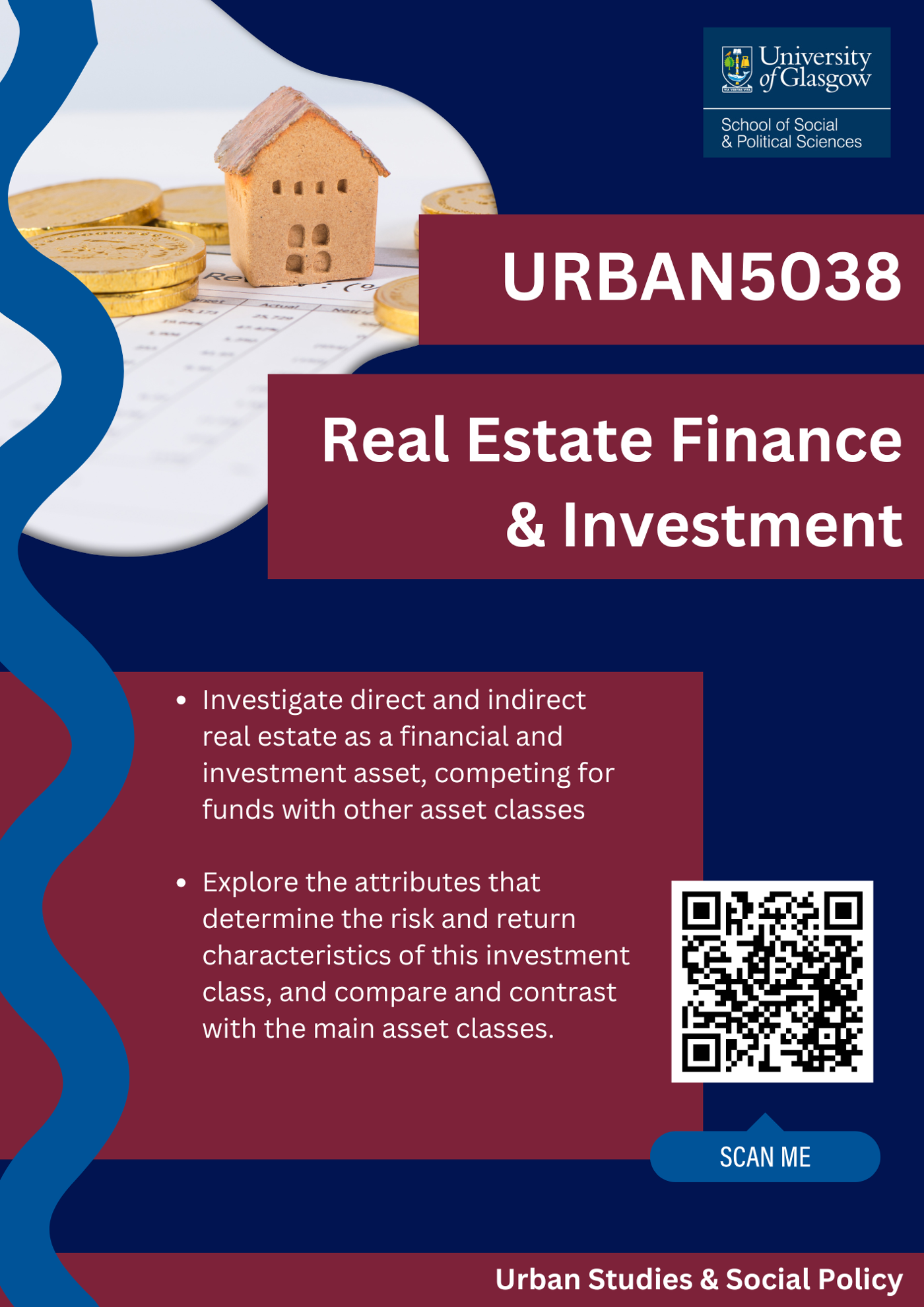 Course description for Real Estate Finance & Investment