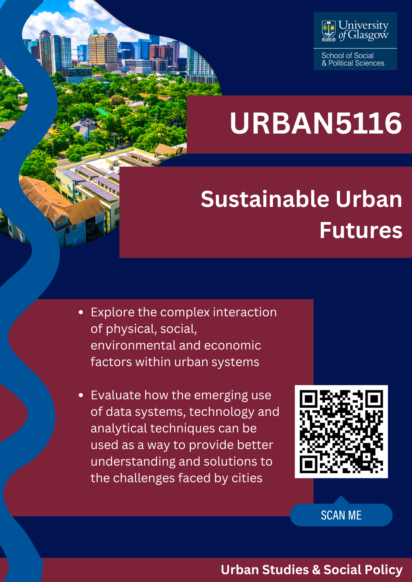 Course description for Sustainable Urban Futures