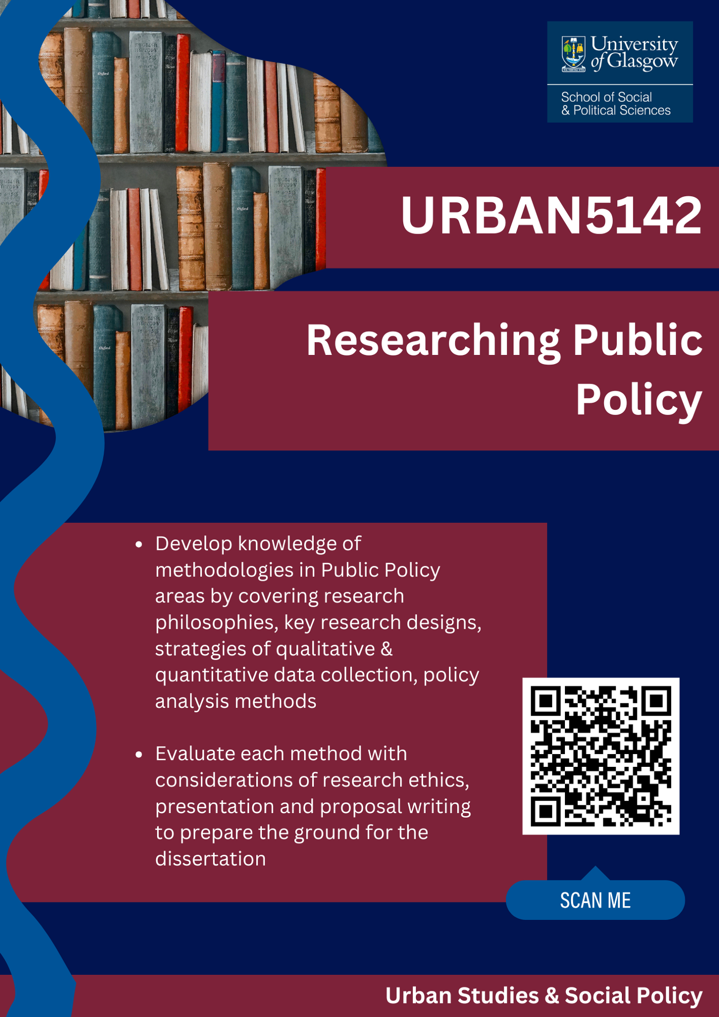Course description for Researching Public Policy