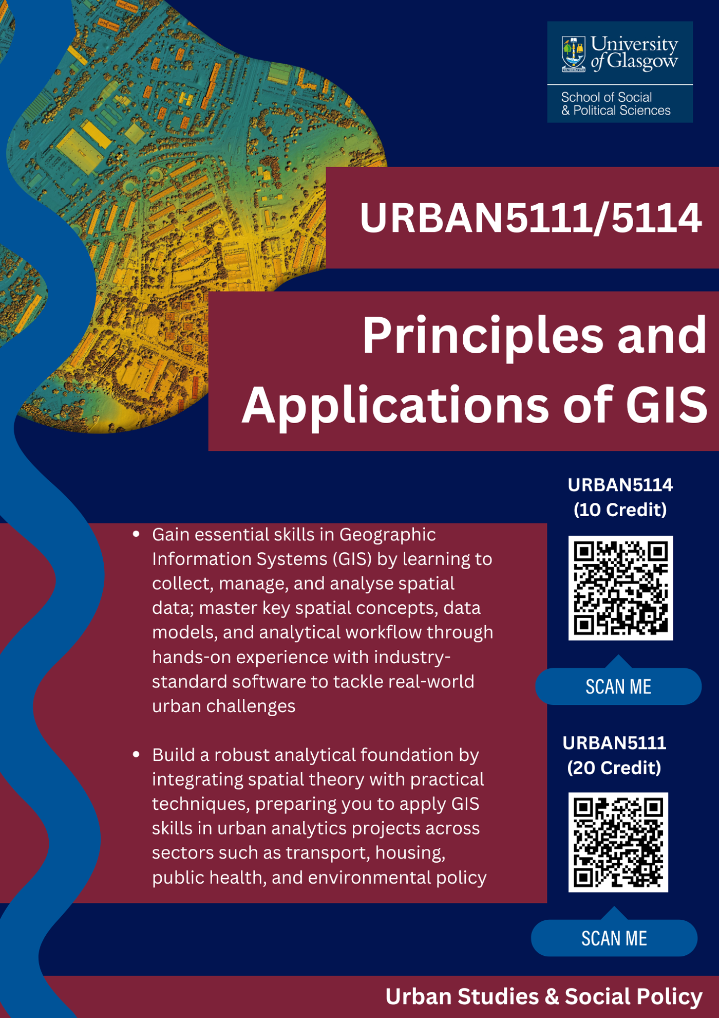 Course description for Principles & Application of GIS