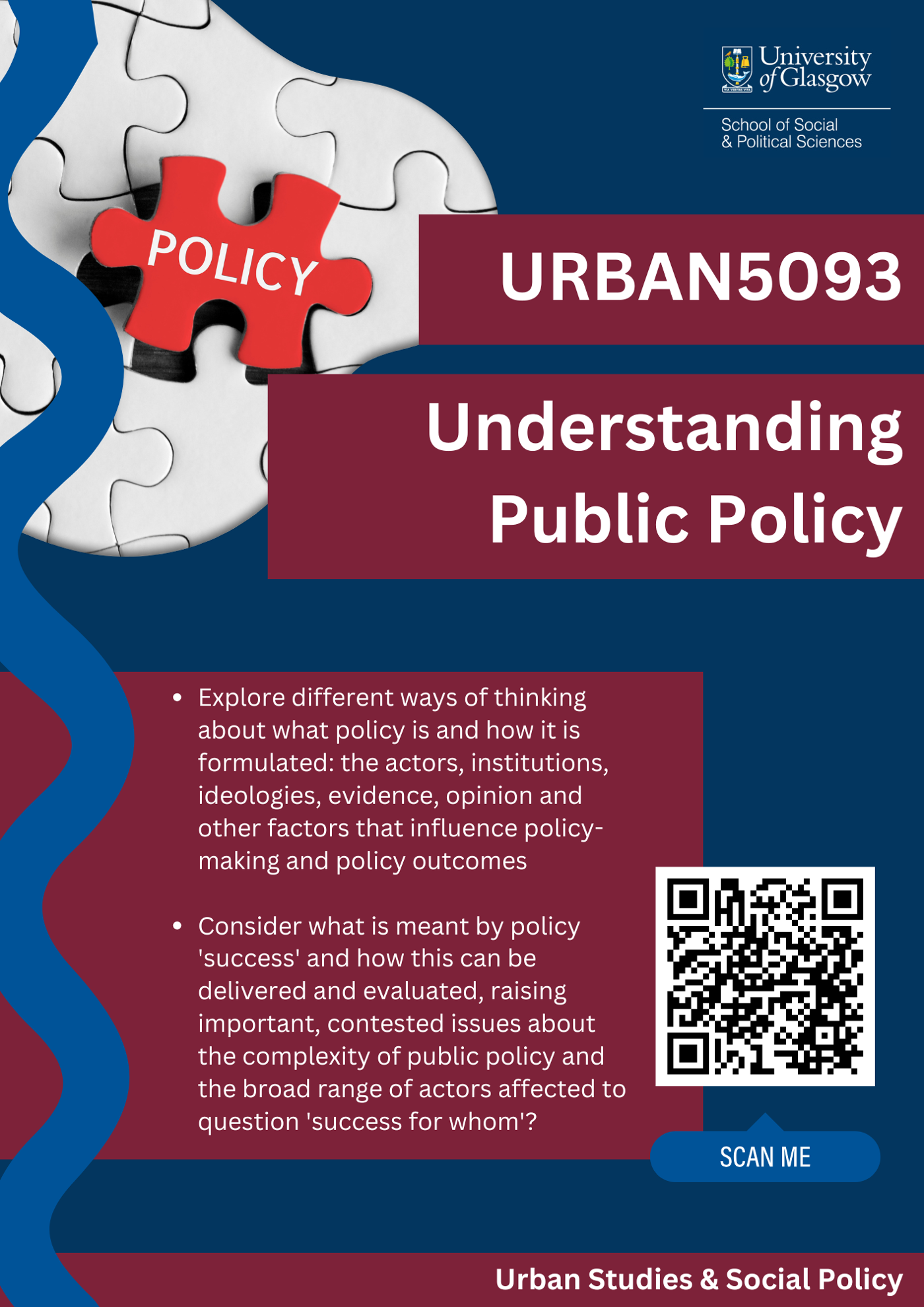 Course description for Understanding Public Policy
