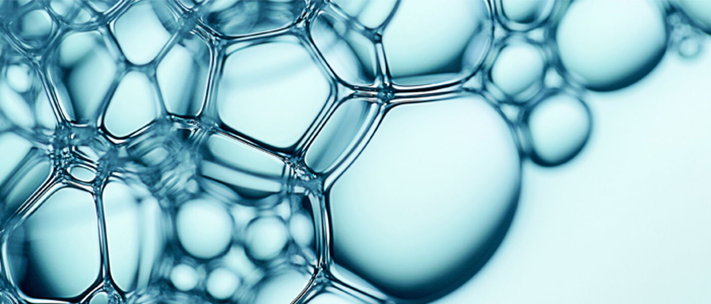 Bubbles in a test tube