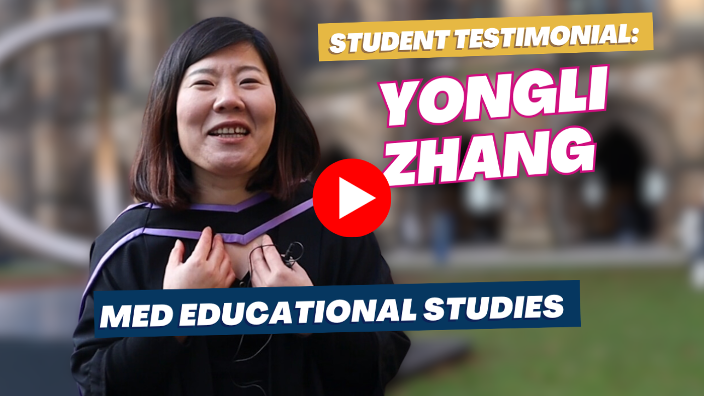 student at graduation