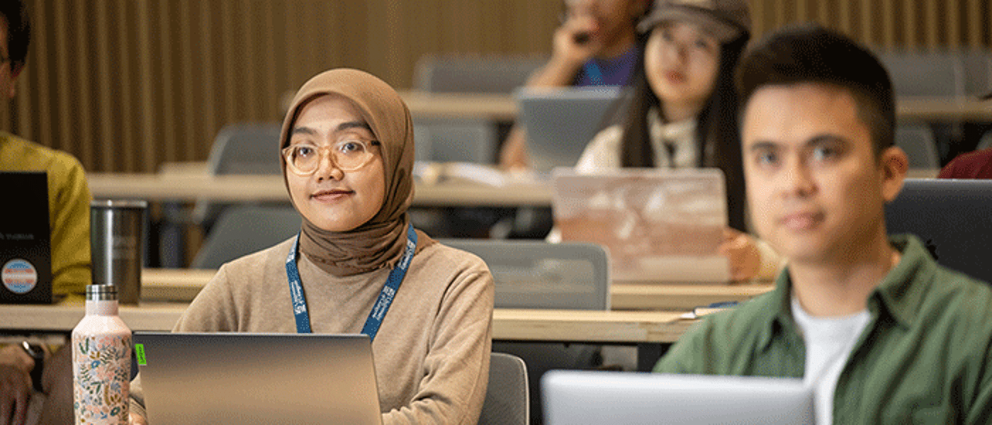 Students sitting in lecture