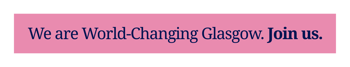 SR brand message linear on light pink