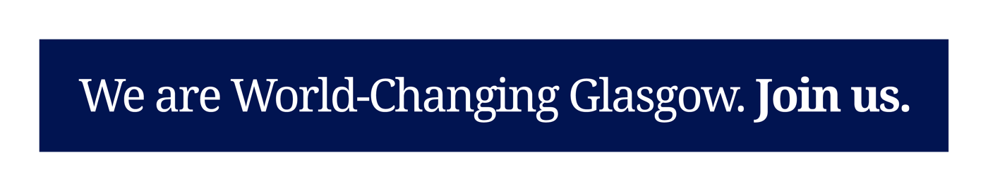 SR brand message linear on university blue