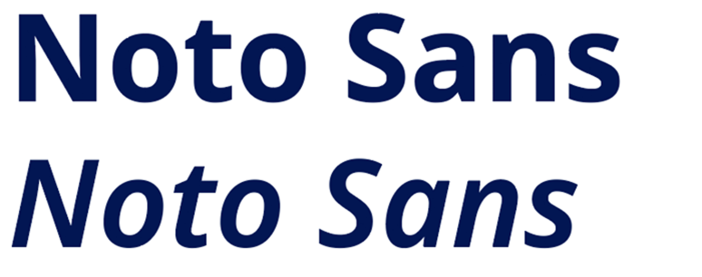 type noto sans bold