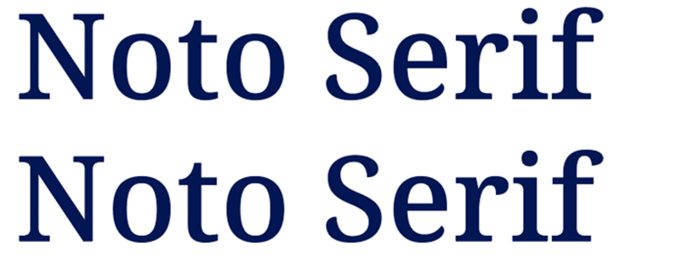 type noto serif medium