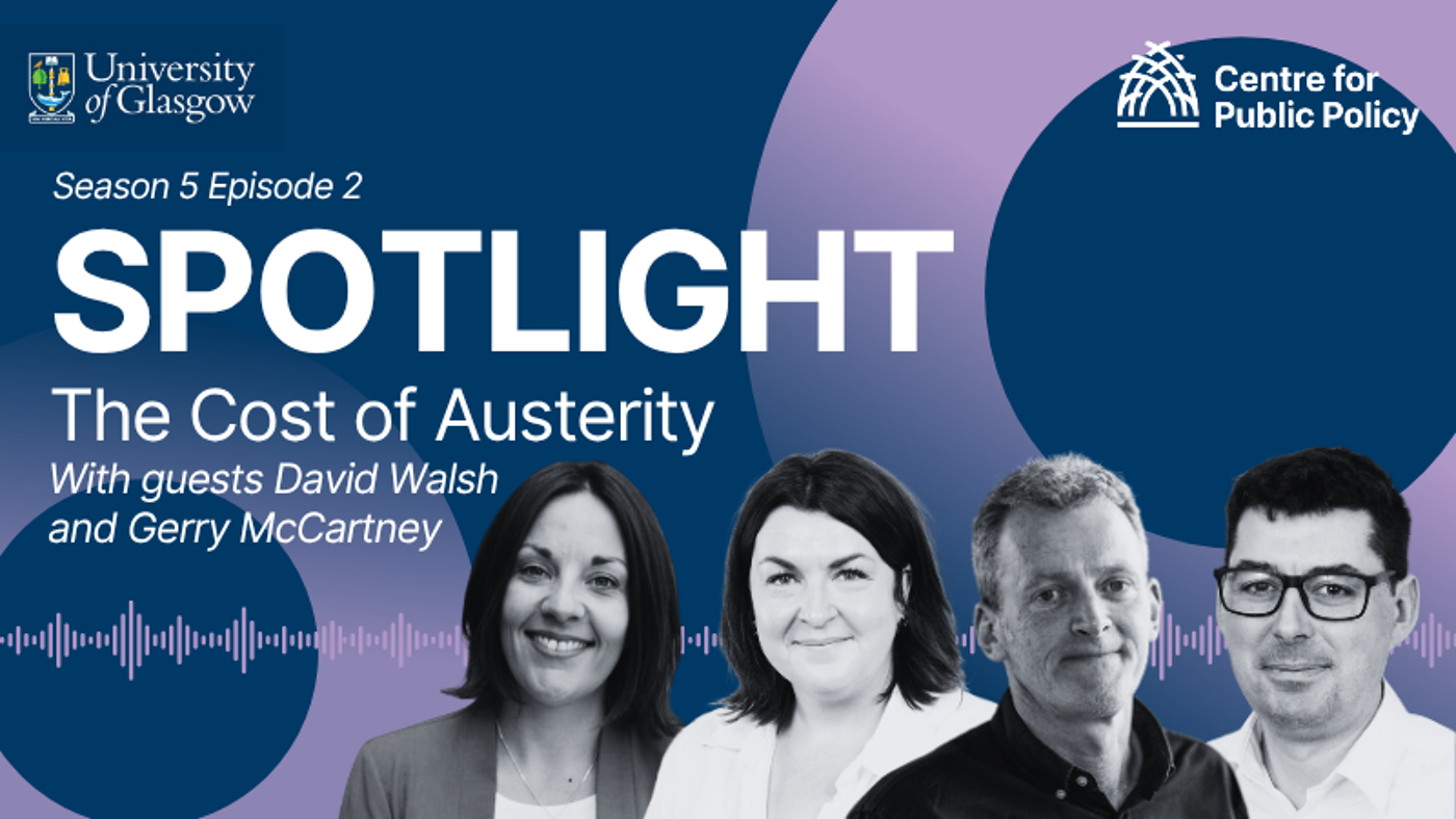 Promo for the episode, Spotlight, Season 5 episode 2, The Cost of Austeriry, David Walsh, Gerry McCartney