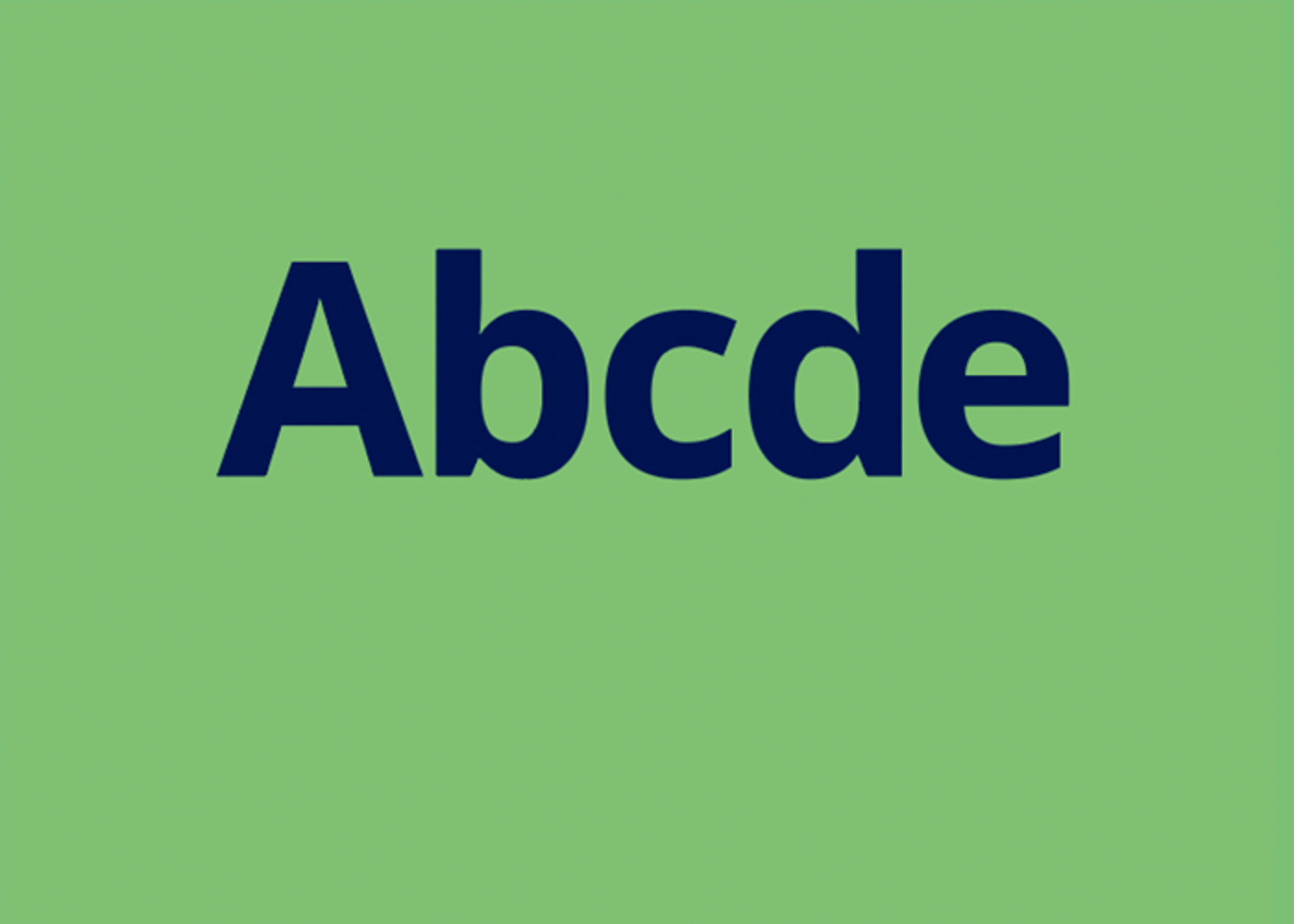 text university blue on light green