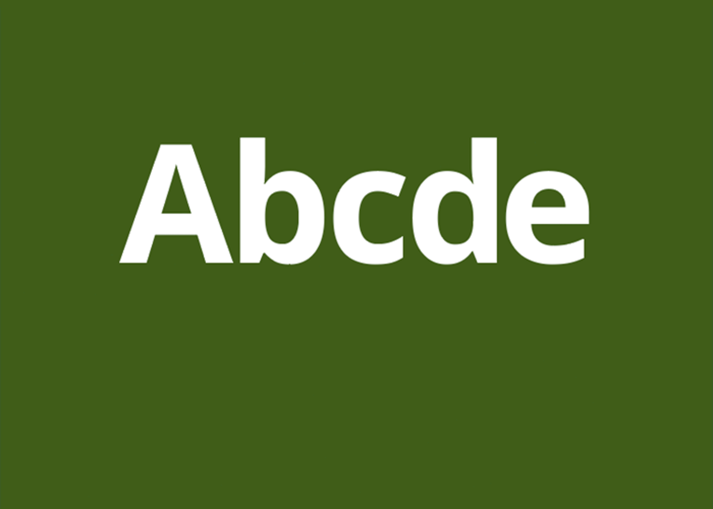text white on dark green