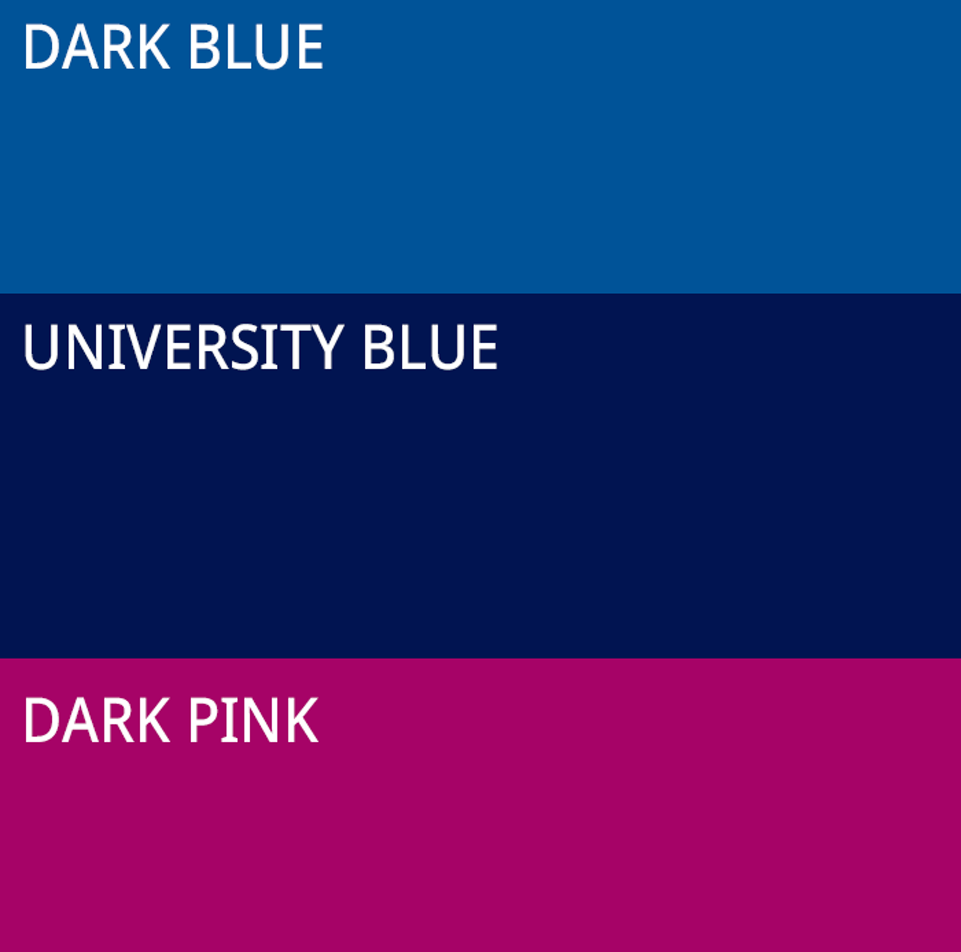 colours 17 dark blue university blue dark pink