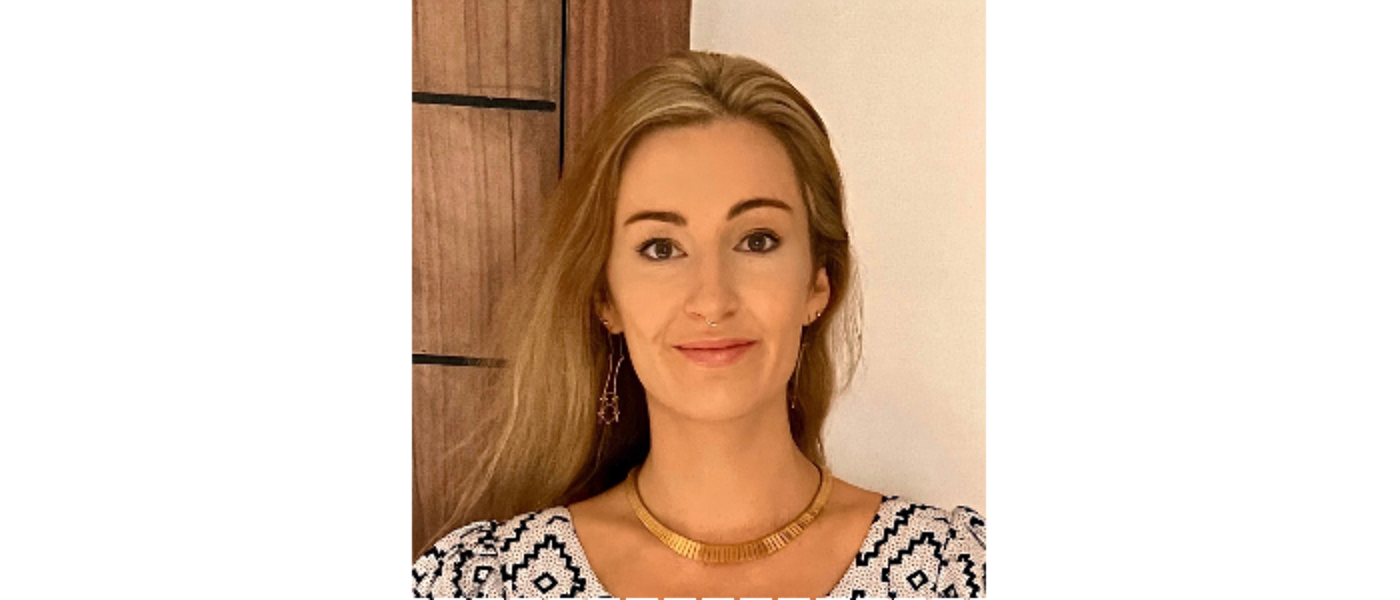 Fabiola Creed, smiling at camera