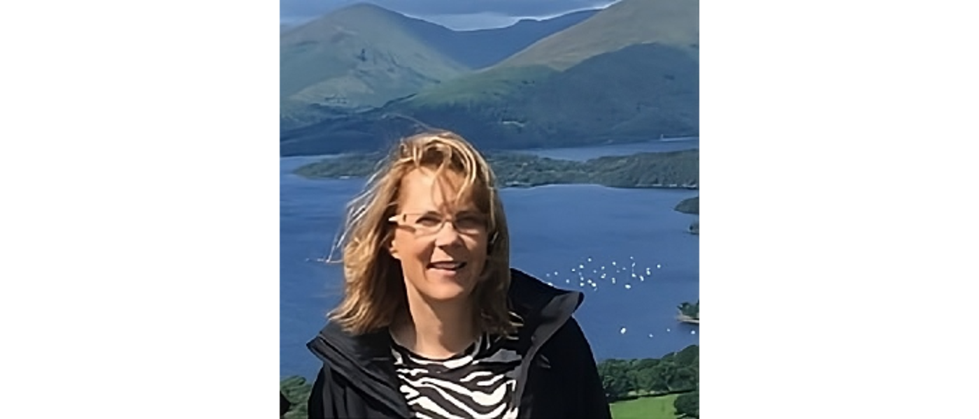 Cindy Gray, smiling at camera