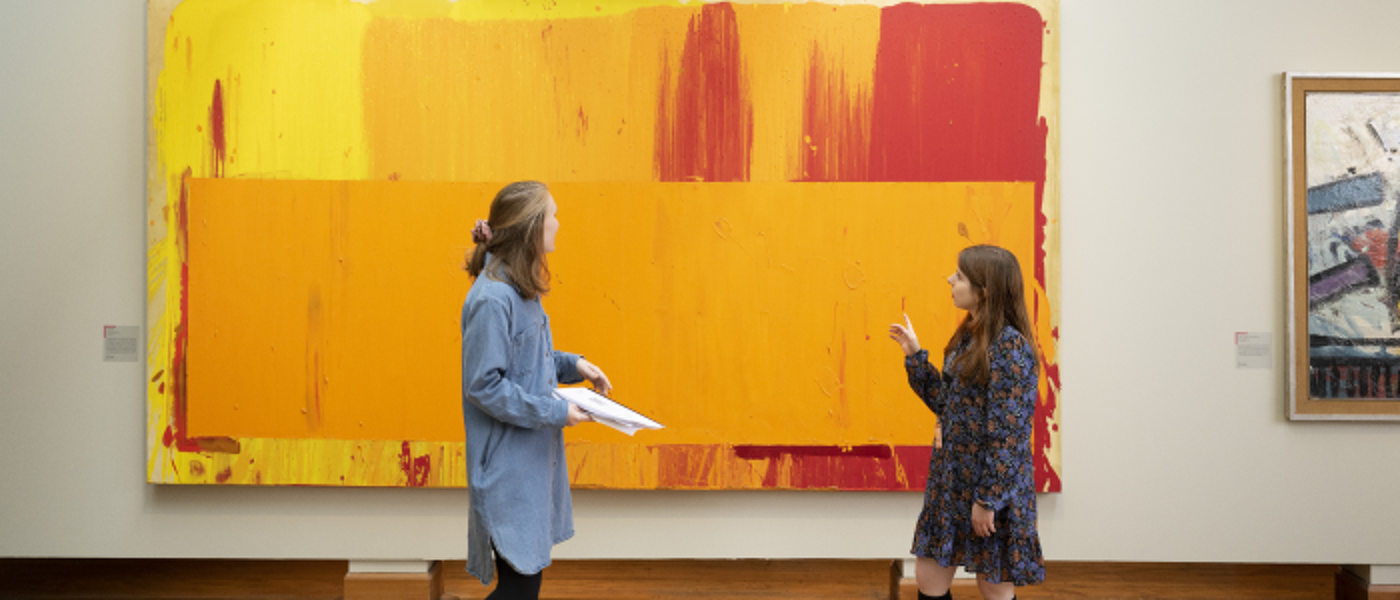 Students in Art Gallery