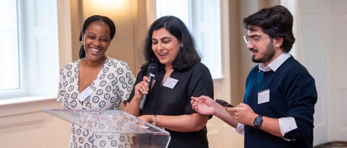 Students at ESSAM during a collaboration activity