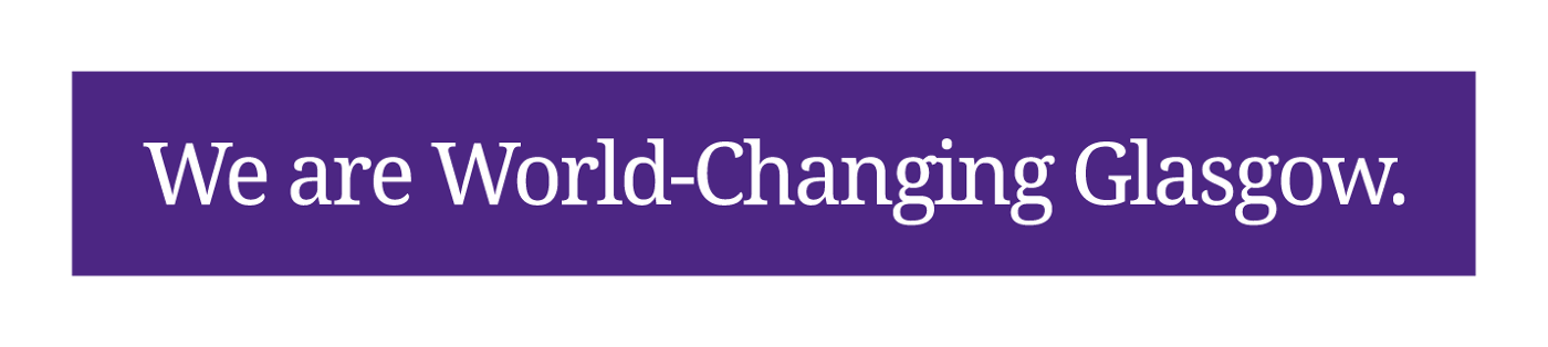 brand message linear on dark purple