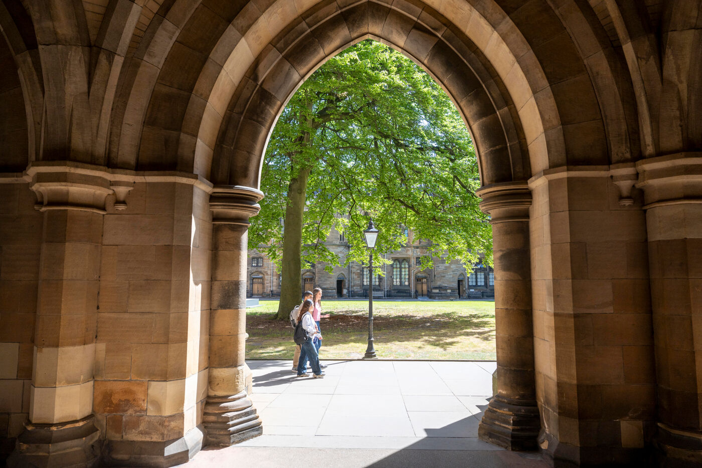 Students in Quadrangles