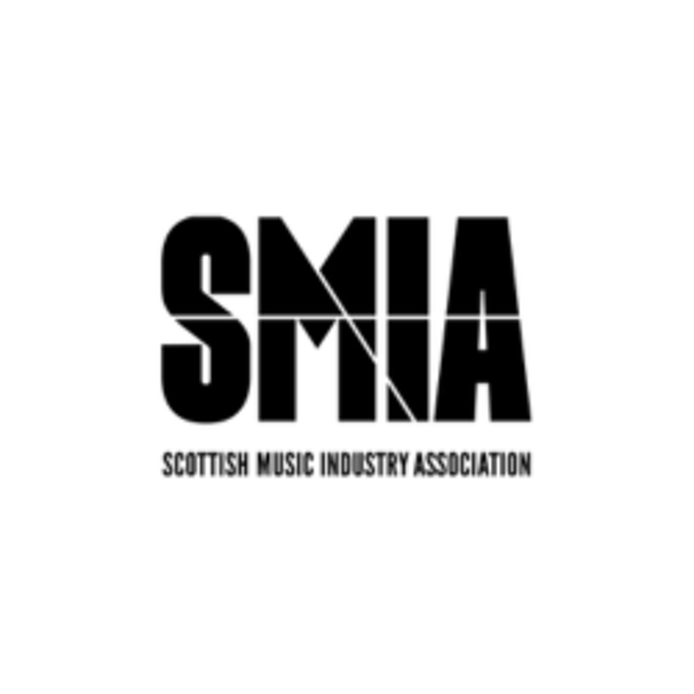 white background with bold black text reading 'SMIA' and below 'scottish music industry association'