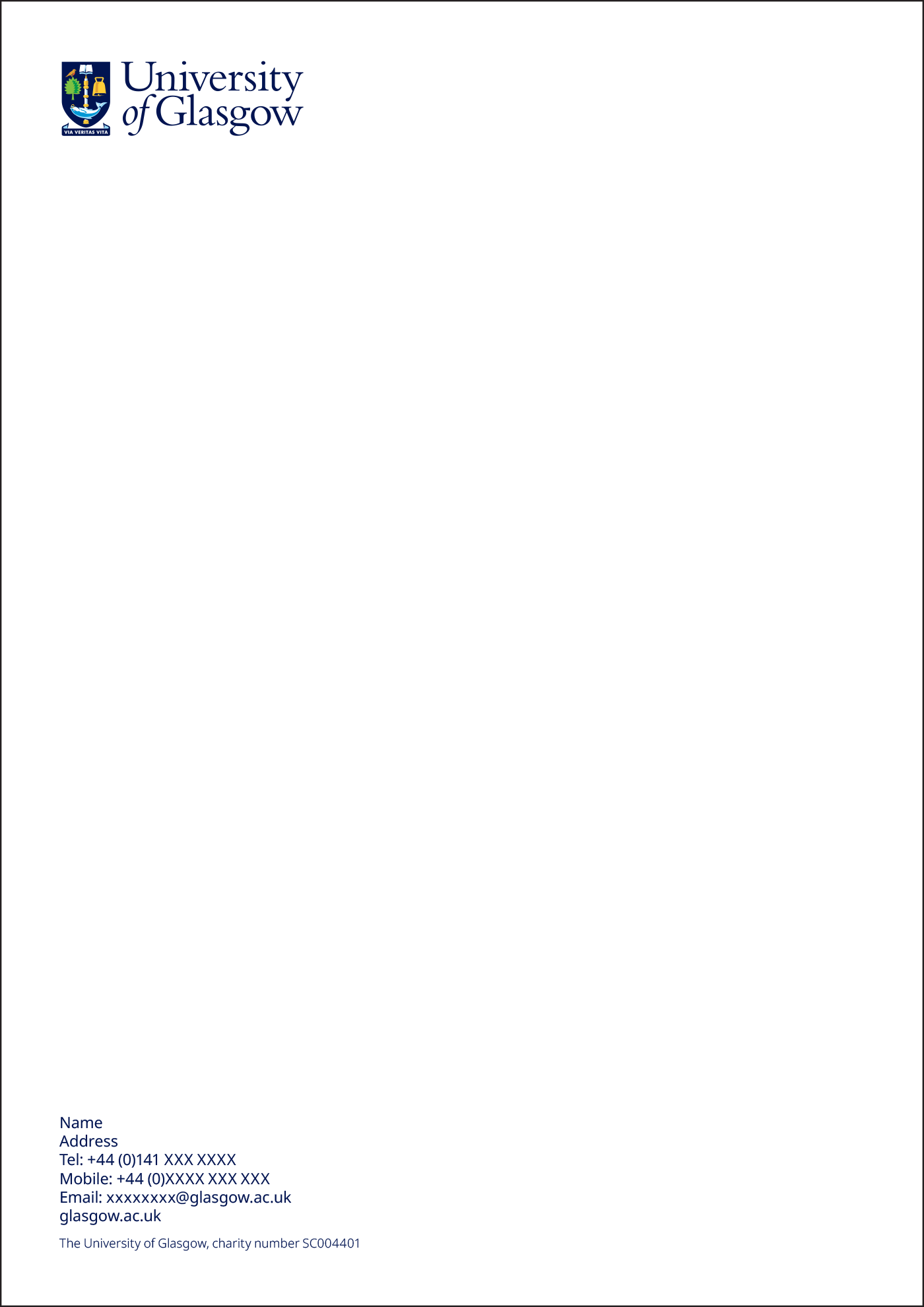 A4 letterhead